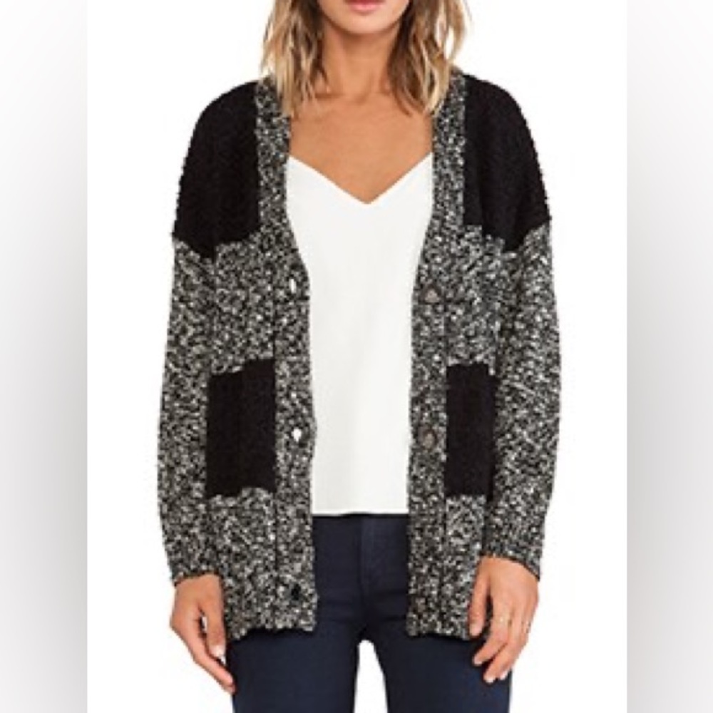 Sanctuary Striped Chunky Cardigan